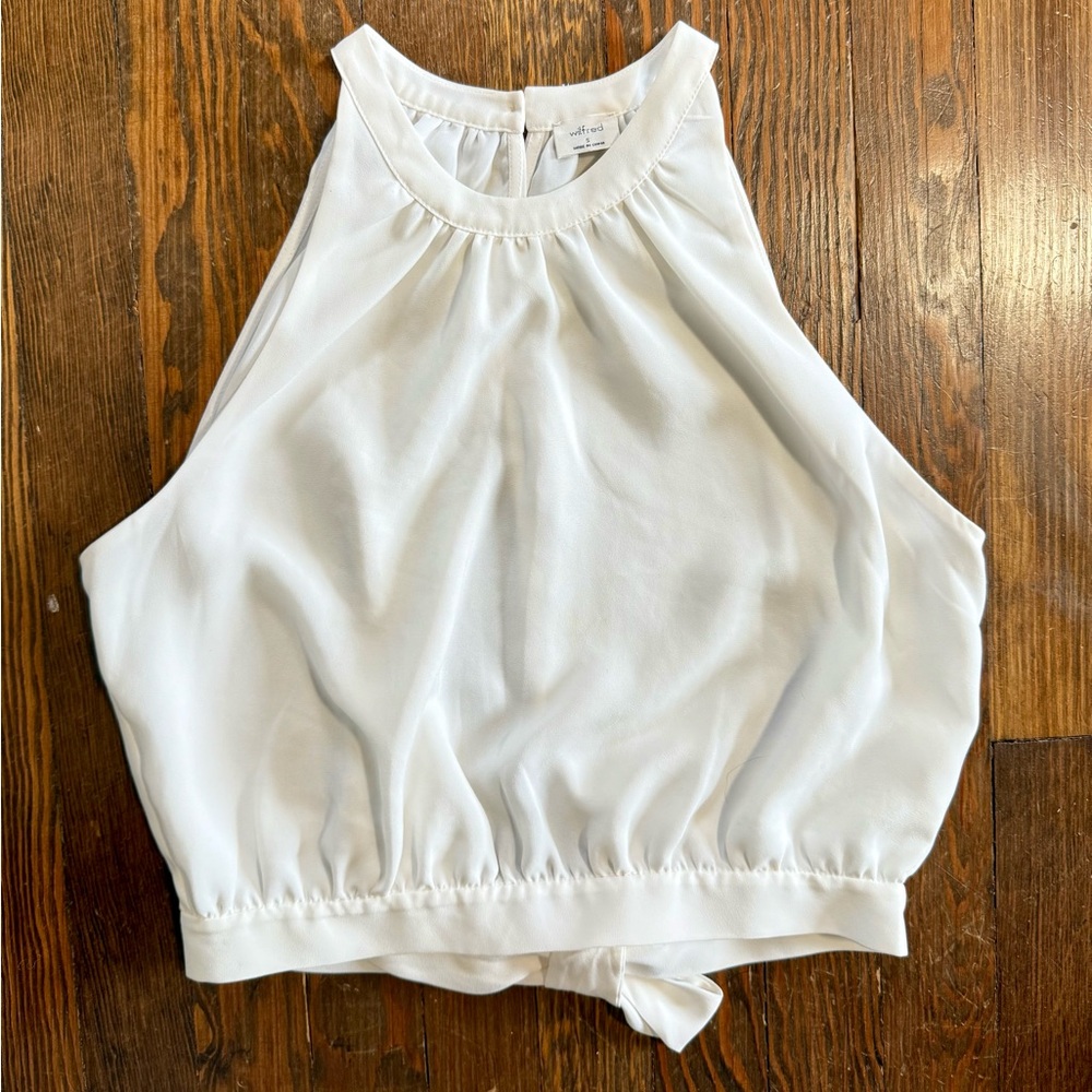 Wilfred Cropped Halter Top